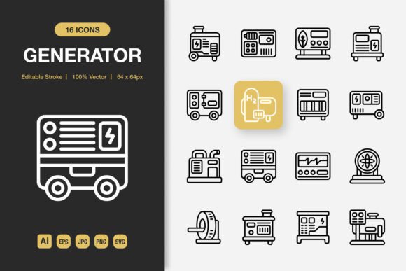 A Brand Designer's Review of Generator Outline Icons