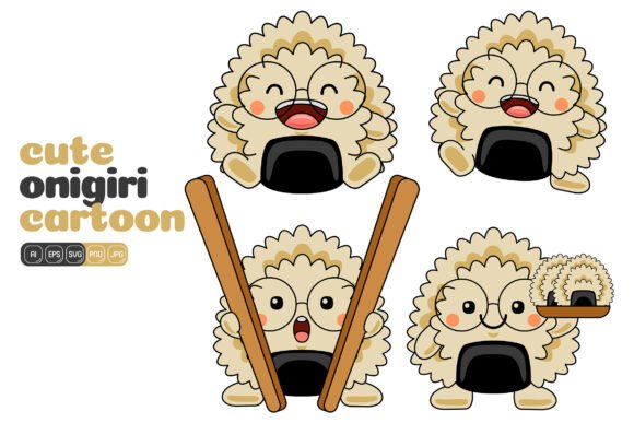 A Brand Designer’s Review of the Cute Onigiri Mascot Graphics