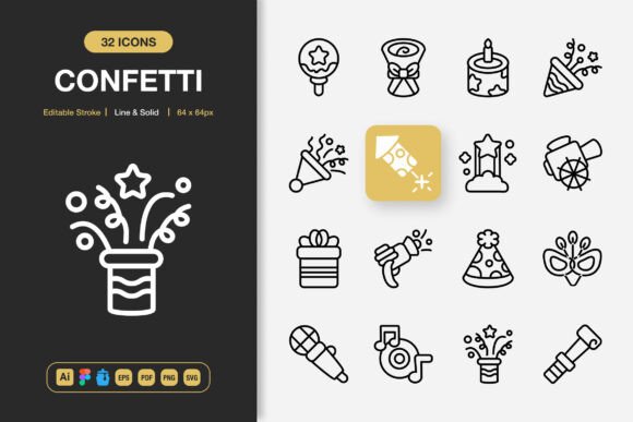 A Designer's Review of Confetti Icons