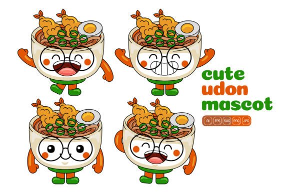 A Designer's Review of Cute Udon Mascot Graphics