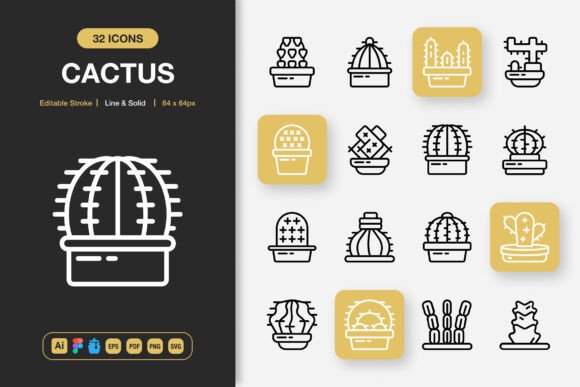 A Designer's Review of the Cactus Icons Graphics Set