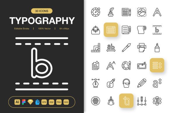 A Designer’s Review: The Typography Icons Pack for Local Branding