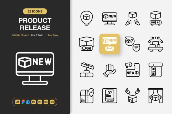 A Designer’s Take on the Product Release Icon Set