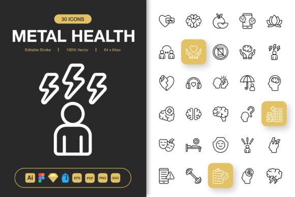 A Graphic Designer's Review of the Mental Health Icons Pack