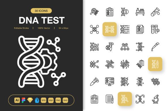 A Practical Review of DNA Test Icons for Modern Brand Graphics