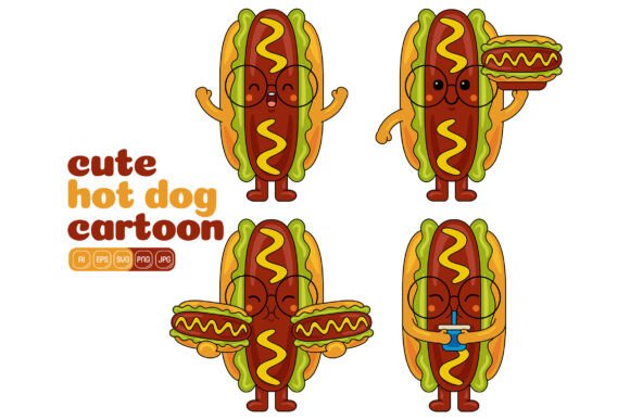 A Professional Review of the Cute Hot Dog Mascot Vector Pack Graphics