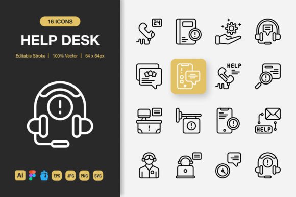 A Professional's Review: Help Desk Icons for Local Business Graphics