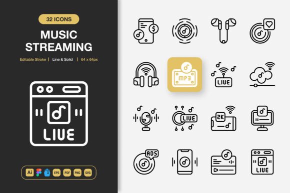 A Real Brand Designer Review of Music Streaming Icon Graphics