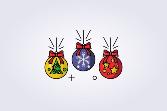 Christmas Balls Vector Graphics for Seasonal Illustrations