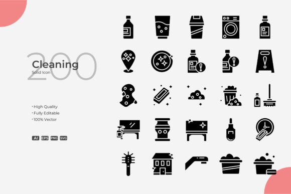 Cleaning Solid: A Modern, Versatile Icon Set for Real Client Work
