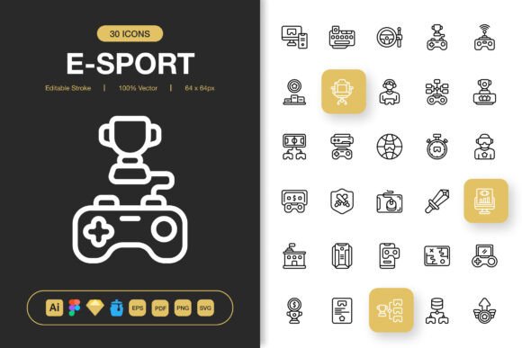 Esport Icons: A Graphic Designer's Review for Client Projects