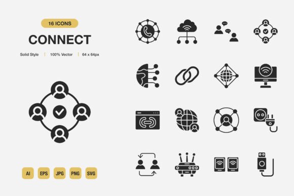 Evaluating Connect Solid Icons for Real-World Client Graphics