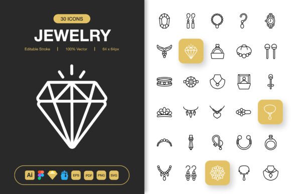 Evaluating Jewelry Outline Icons for Your Brand’s Visual Story