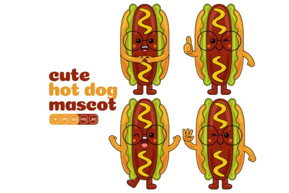 Graphics Review: The Playful Hot Dog Mascot Vector Pack