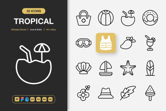 Integrating Tropical Graphics into Modern Brand Narratives