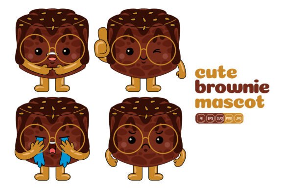 My Real-World Review: Cute Brownie Mascot Graphics for Selling
