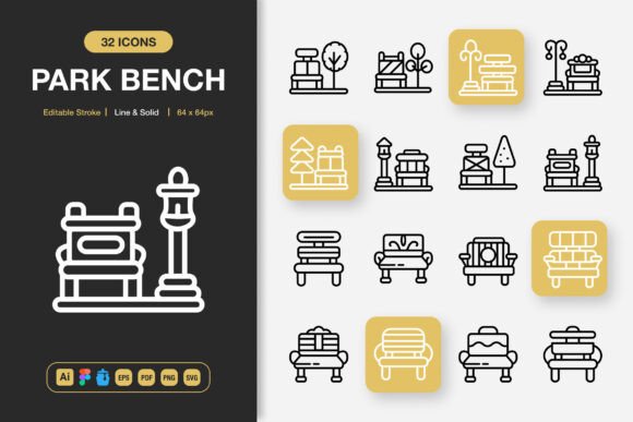 Park Bench Icons: A Graphic Designer’s Review for Local Branding