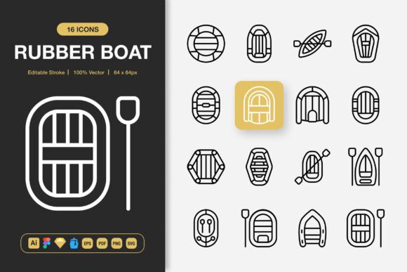 Rubber Icons: A Minimalist Graphics Set for Modern Design